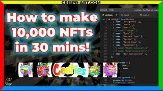 ⭐ How to make 10,000 NFTs in 30 mins - NFT generator