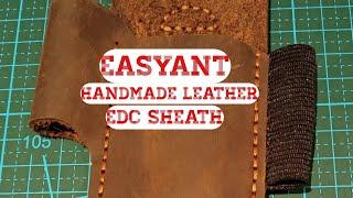 EASYANT handmade leather EDC sheath