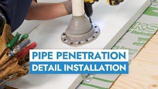 How to Install a Pipe Boot on a Standing Seam Roof: SMI Detail P1