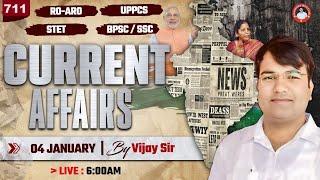 711th EpisodeCurrent Affairs 2024 In Hindi | Daily Current Affairs 2024 | GK & GS LIVE by Vijay Sir