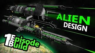 Designing an "Alien" Ship: Space Engineers One Episode Build (1EB)