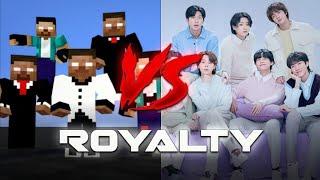 Herobrine Brothers Vs BTS | Herobrine Brothers × Royality  [ Royality Edit ] #zakiexdgaming #bts