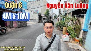 Bán nhà Quận 6 | Cần bán nhà 4Mx10M Nguyễn Văn Luông - 3PN, 2WC