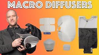 Testing Diffusers for Macro | Bounce adapter, Bounce Card, Lightsphere & Reflector/Diffuser Kit