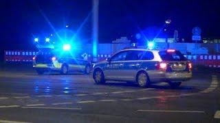 FuStW Polizei Leipzig | German police cruiser responding w/ u-turn [8.2014]