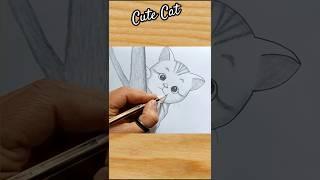 Cute Cat Drawing  #shorts #drawing #catdrawing #kitten #victoryanthem #viralvideo