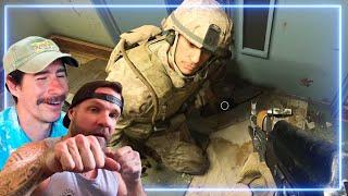 Marines REACT to HUNTING PARTY from Call of Duty: Modern Warfare | Experts React
