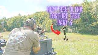 Hoyt RX8 Ultra Torture Test Part 3 (Bullets Vs. Bow)