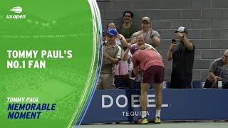 Tommy Paul's No.1 Fan! | 2023 US Open