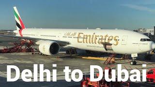 Emirates Boeing 777-300ER (Economy) New Delhi DEL to Dubai DXB flight by AK Travelling