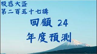 第二百五十七講 29Dec2024 恆指 上證 納指 道指 港股 Dow Nasdaq A50 費城半導體 SOX 香港經濟 九運