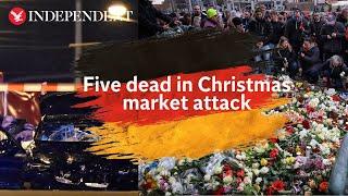 German Christmas market attack: Child aged 9 among five killed