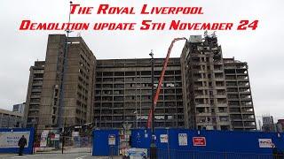 The Royal Hospital Demolition early November 2024 update