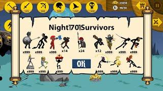 Night 1701 Surviors Unlock Full x999 Army Items - Stick War Legacy