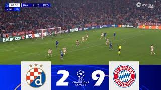 GNK Dinamo Zagreb protiv FC Bayern München [2-9] | UEFA Liga prvaka 24/25 | Vrhunci utakmice!