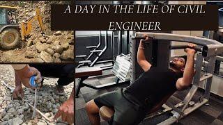 A Day in the life of Civil Engineer|| PWD Office|| PWD rest house | Construction site #civilengineer