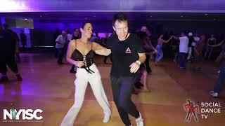 Sylvia & Shawn Wang - Salsa social dancing | New York International Salsa Congress 2023