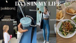 VLOG: solidcore workout, lululemon haul, mental health update + exciting news!!