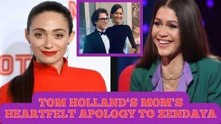 Tom holland mom heartfelt apology to zendaya: mending family bond after Tom holland trail