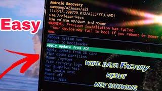 how to fix missing hard reset/wipe data factory option & FRP GOOGLE LOCK