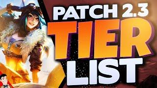 WILD RIFT Patch 2.3 HIGH ELO SOLO Q Tier List for ALL ROLES! | Pick the best META CHAMPIONS!