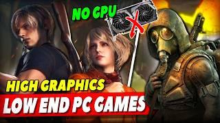 Top 10 Low End PC Games With High Graphics (No GPU + Intel HD iGPU)