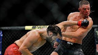 Jorge Masvidal beating the hell out of Nate Diaz