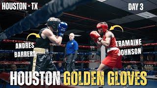 HOUSTON TX Golden Gloves 2025! Amateur Boxers Compete On Day 3!