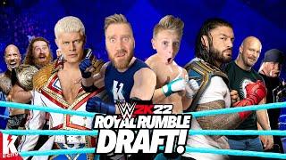 LEGENDARY Royal Rumble DRAFT '22! (WWE 2k22) K-CITY