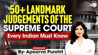 Landmark Judgement of Supreme Court | All State Judiciary | StudyIQ Judiciary