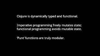 Clojure - what's so great about it?