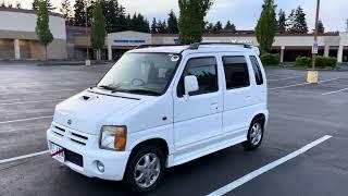 1997 Suzuki Wagon R Wide 1.0L MT5 4WD turbo intercooler , 54,400mi JDM RHD