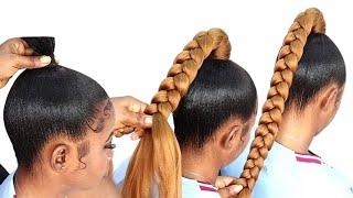 EASY AND AFFORDABLE  BRAID HAIRSTYLE  USING BRAID EXTENSION