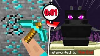 Minecraft but i RANDOMLY Teleport every minute