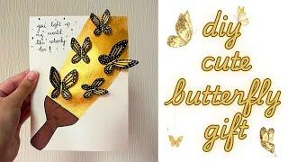 DIY Cute Butterfly Card For Your Boyfriend/Girlfriend/Bestfriends | Easy Ways to say "I Love You"