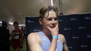 Parker Wolfe after a 7th place finish at 2024 NCAA Cross Country Championships