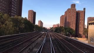 Metro-North Railroad | Hudson Line Front Window View from Grand Central to Marble Hill (Annotated)