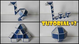 Rubik's Twist 24 Tutorial #2 - Ostrich 1 - Flower - Ball - Loch Ness Monster