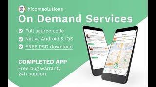 On Demand Services App Template  - Services Flow