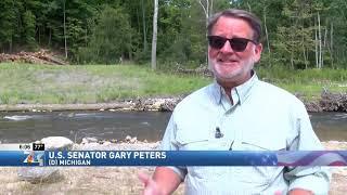 WPBN: Senator Peters Views Progress of Boardman River Project, Touts GLRI