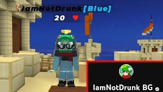 Fighting IamNotDrunk  | Blockman Go