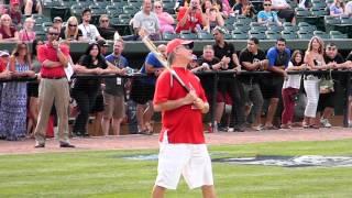 Comcast Sports Philly Michael Barkann Batting 7/11/12 HD