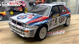 STUNNING! Finishing & Running the XV-01 Lancia Delta Integrale RC From Tamiya. Difficult Decals OMG.