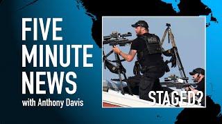 Was the Trump shooting staged? Anthony Davis explains.