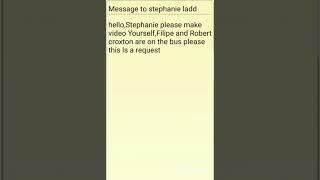 message to Stephanie ladd again