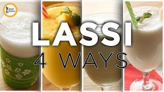 Lassi 4 ways Recipes by Food Fusion