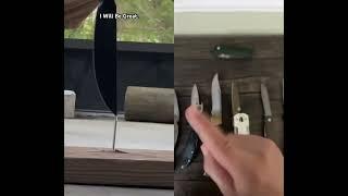 Florida Man got bored  #edc #staysharp #knifeknerd ￼