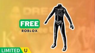 FREE LIMITED UGC | How to get Halloween Skeleton Black Jumpsuit in Fashion Klossette on Roblox