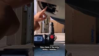 Tesla Model X Tow hitch install. #tesla #s3xy #modelx #towhitch #howto #tech #teslaX #MXLR