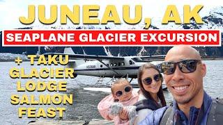 Juneau, Alaska Excursion: Amazing Taku Lodge Feast & 5-Glacier Seaplane Tour with Wings Airways